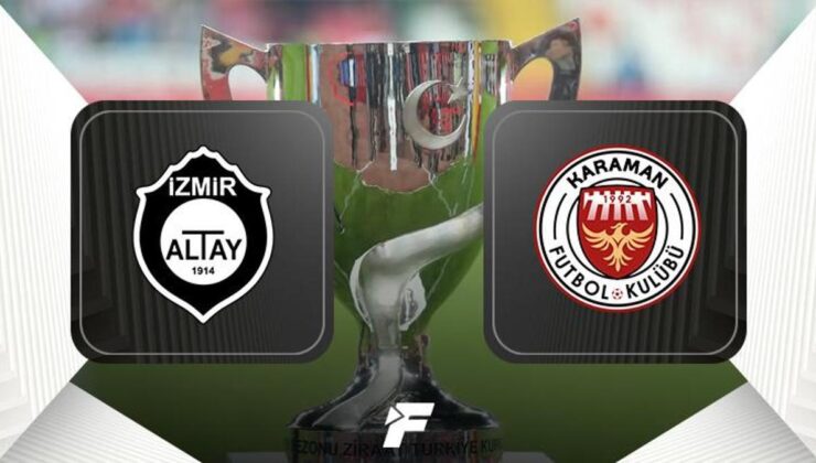 Ziraat Türkiye Kupası Altay – Karaman FK izle! ZTK Maçı canlı yayın